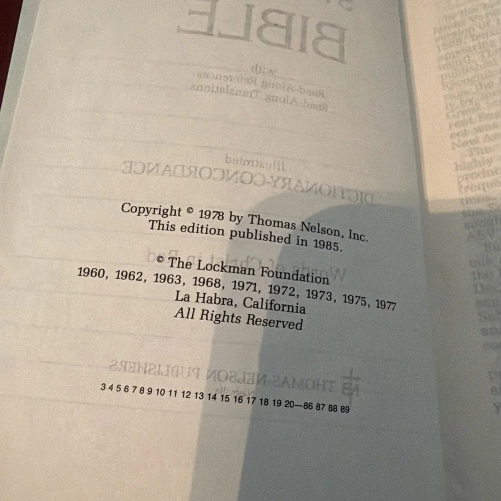 NELSON GIANT PRINT REFERENCE BIBLE / BURGANDY LEATHERFLEX / RED LETTER EDITION